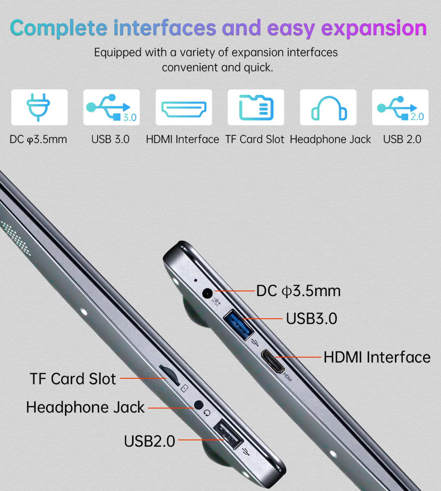 KUU SbooKM-2 Intel Atom E3950 Processor 13.3 inch FHD Screen Laptop 6GB+128GB SSD 27