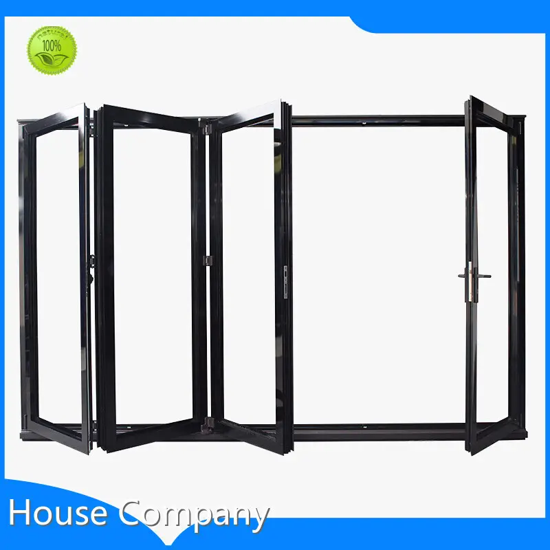 White/Black/Silver/Wood Grain/Customize Custom Colorful Aluminium Frame Folding Patio Door Digah Company Brand 1