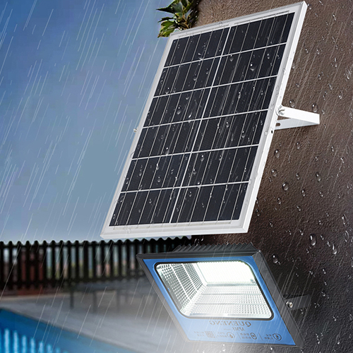 3.7V5.5Ah（20.35Wh8-12 Years Working Life Custom 180H Die Casting Aluminum & Reinforced Glass Solar Floodlights LumusSolem 25 Years 15