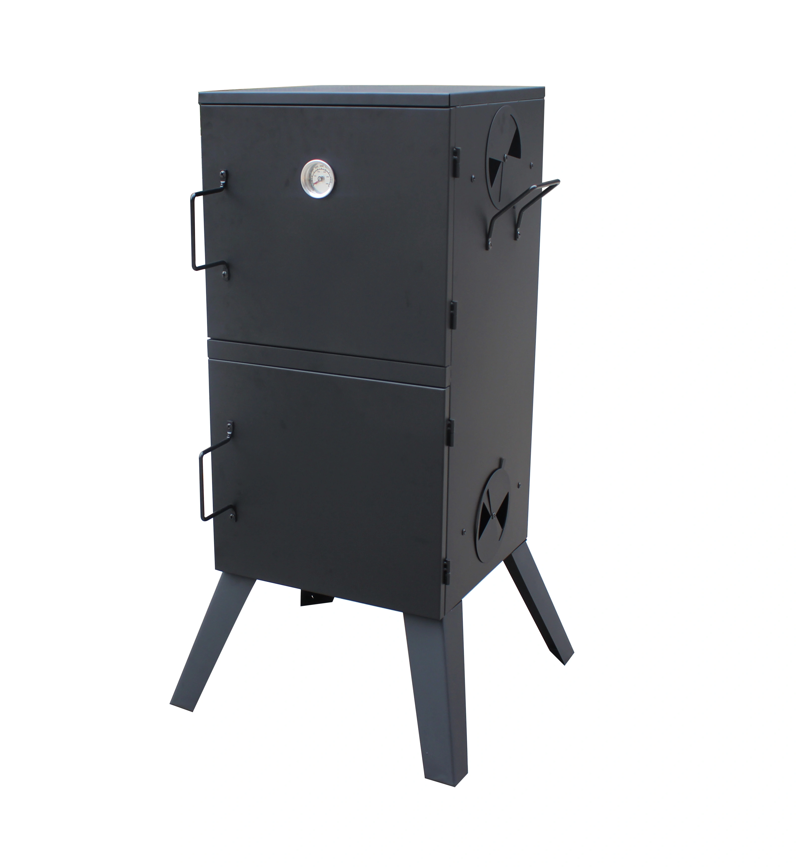 Factory Price Hot selling High Capacity Vertical Refrigerator Shape Barbecue Charcoal Grill BBQ Oven 1