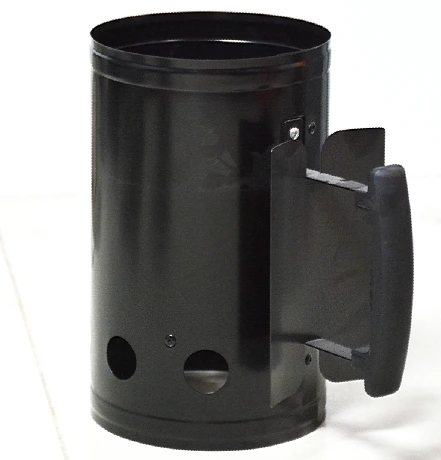 Factory direct sell iron steel  black chimney starter charcoal starter 1