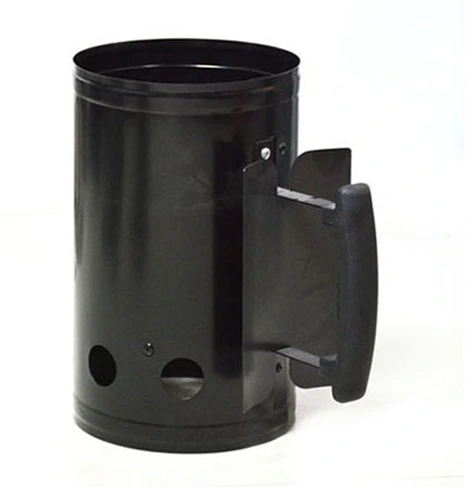 Factory lowest price galvanized steel  black chimney starter charcoal starter 1