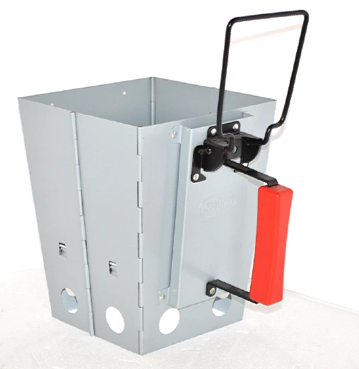 Factory direct sell Collapsible BBQ Chimney Starter Galvanized Steel charcoal starter 1