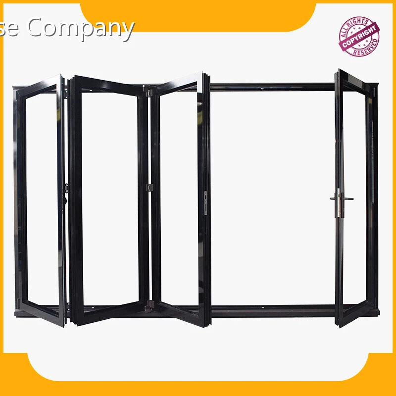 1.0mm-2.0mm Digah Company Brand Custom Colorful Aluminium Frame Folding Patio Door Factory 1
