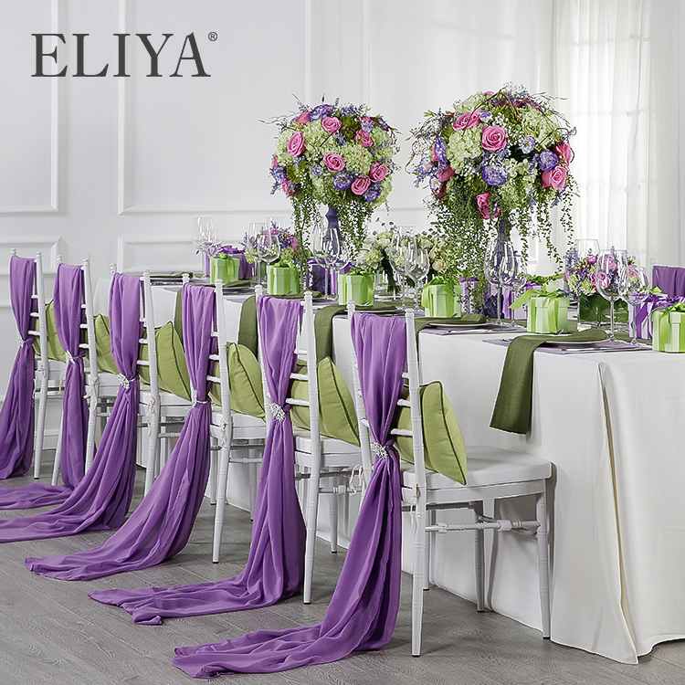 ELIYA Polyester Material Table Runner with Embroidery Logo 7