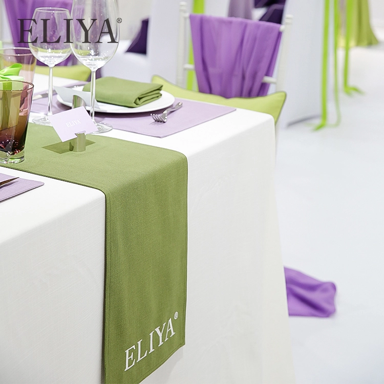 China Best Selling Wholesale Green Color Table Runner for Party 1