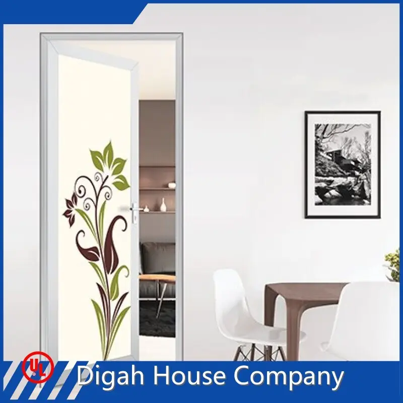 Customized Aluminium Frame French Swinging Doors Inward/Outward/Left/right - - Digah Company 1