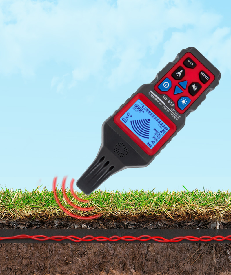 Underground cable fault locator NF-826 designed for tracking cables water pipe line 24