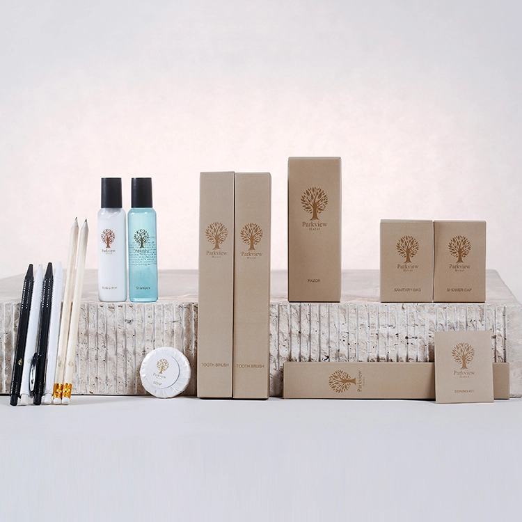Wholesale Custom 5 Star Hotel 30ml Lotion Amenities Sets for Hotel Guestroom 1