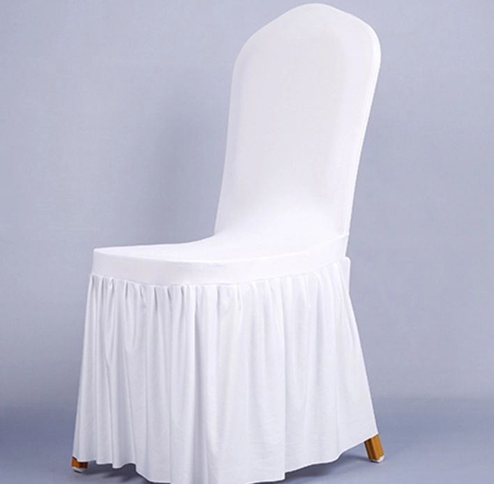 Luxery Restaurant 100 White Spandex Seat Stretch Chair Covers 1