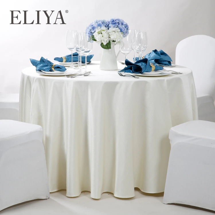 Hotel Luxury Washable Banquet Table Cloth Customized Cotton Napkin Linen Chair Cloth with Logo Printing 1