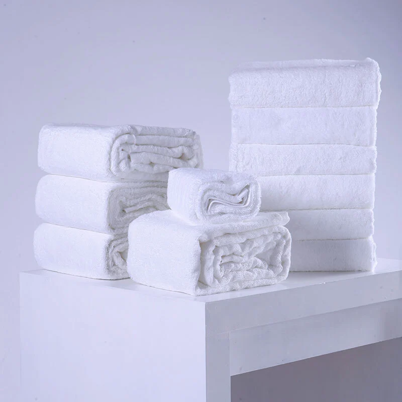Ensemble de bain de luxe en coton blanc Serviette d'hôtel pour le visage 1