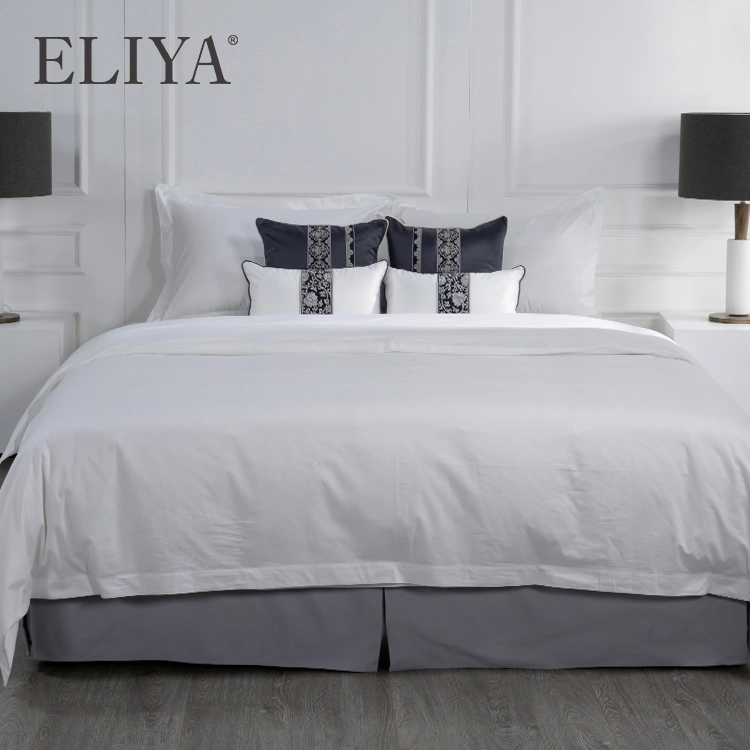 100 Egyptian Cotton Hotel Bedroom Set Bed Sheet Luxury Pillow Covers 1