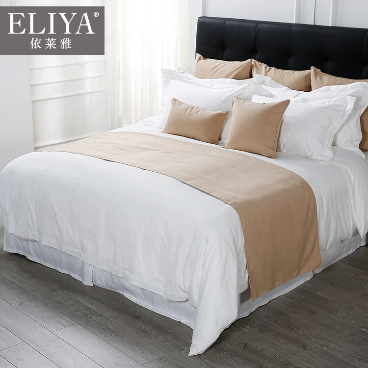 Star hotel royale stripe bed linen in guanzhou,hotel luxury bed sheets set today 1