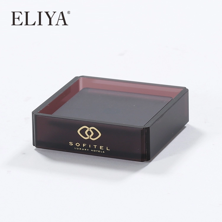 Deluxe New Design Fast Dry Hotel Bathroom Accessories Acrylic Soap Box 1
