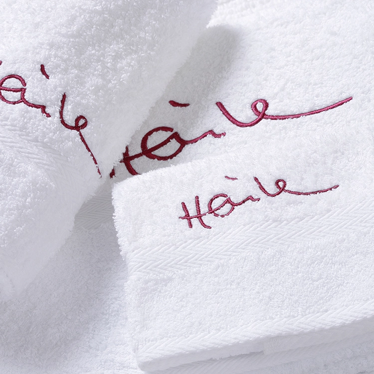 High Qualityu 16S Custom Towel 100% Cotton White Hand Towels 1