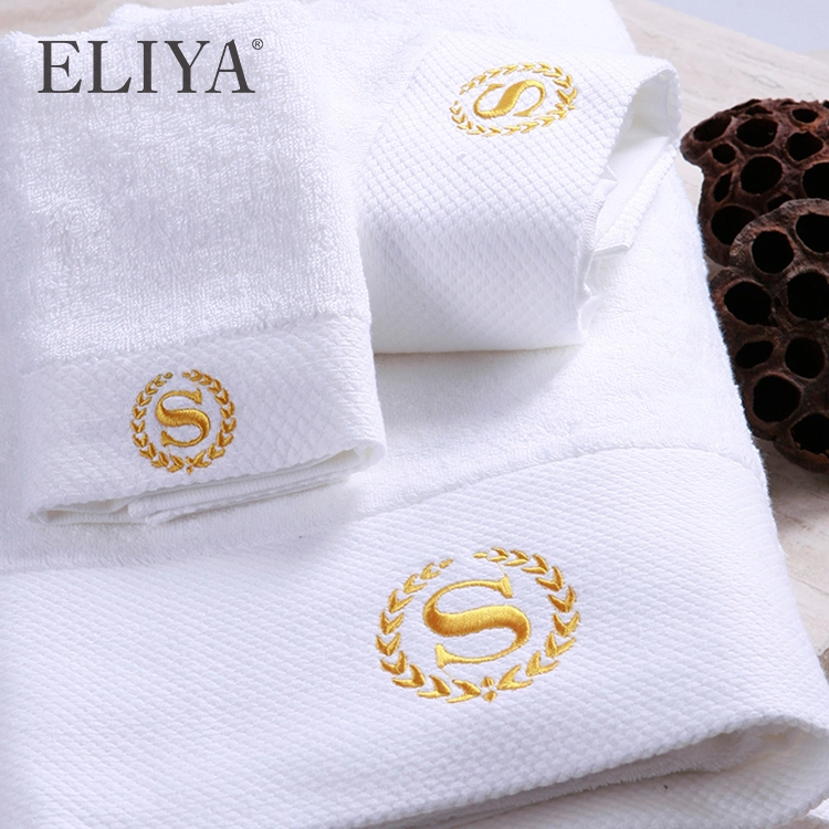 China Supplier High Quality 5 Star Luxury Hotel Bathroom Set Large Bath Towel 1
