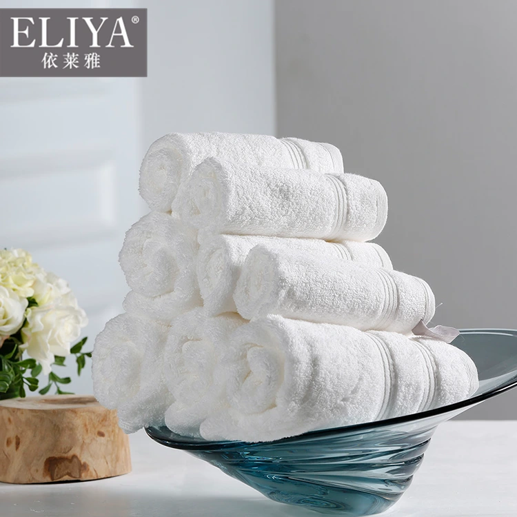 Hotel white color bath towel guangzhou towel for bathroom, comfortable hotel towel,luxury hotel bath towel 1