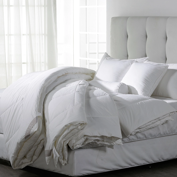 Luxury Queen Size Quilt Sets White Hotel Bed Comforter Set 1