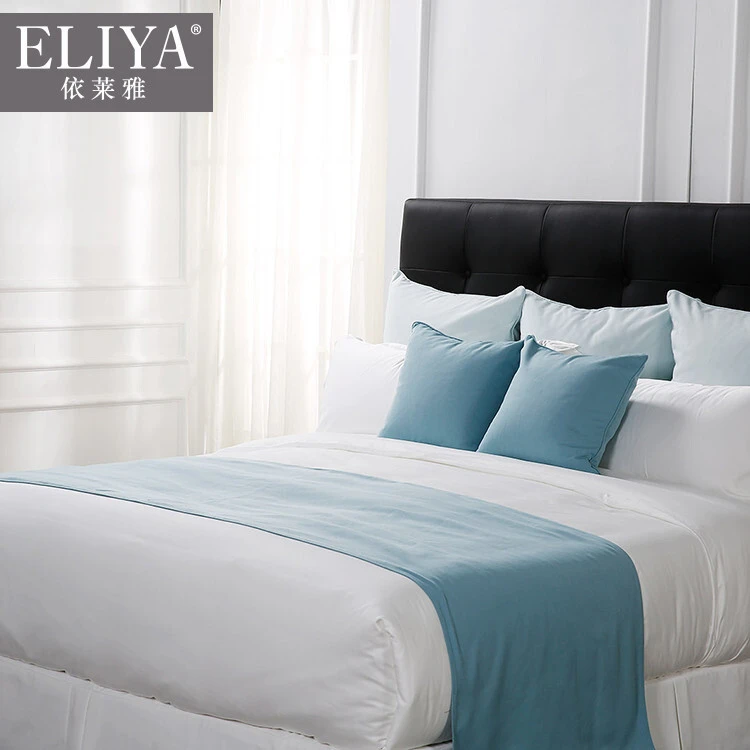 Sheridan linge d'hôtel 1000 tc drap de lit d'hôtel, sheridan px draps de lit blanc confortable pour hôtel 1