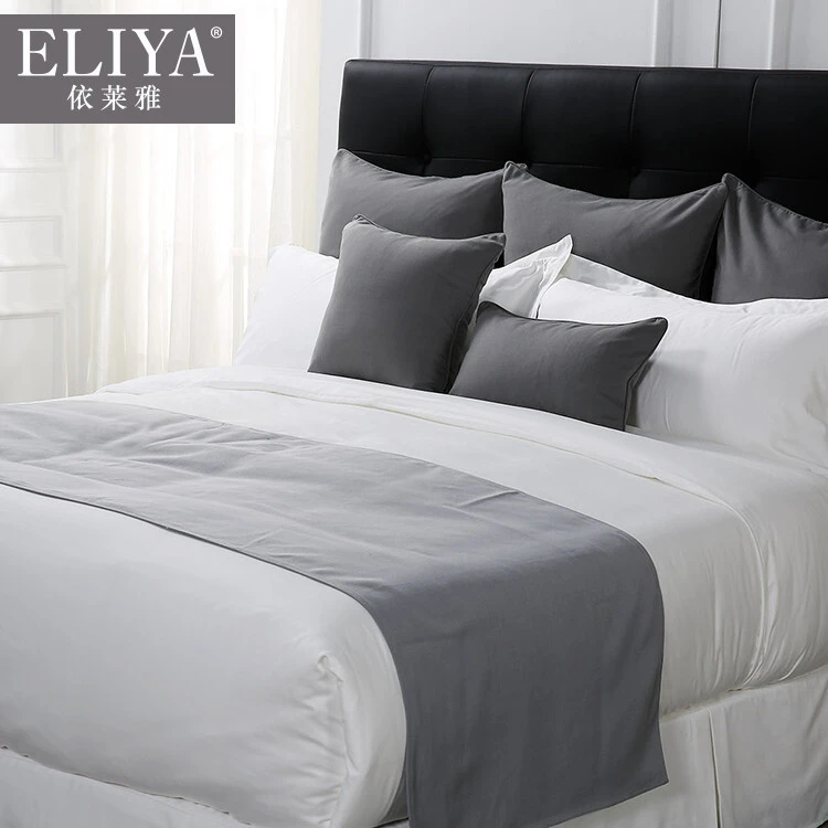 Grey Cheap hotel bet linen/hotel bed linen set/bedding cover set 1
