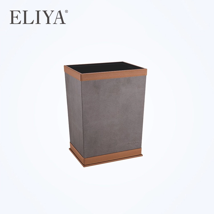Hotel Room Use Rectangle Wastebin Stainless Dustbin 8L Trash Can 1