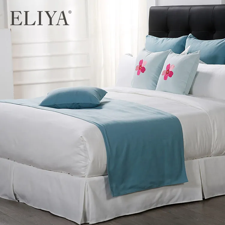 سرير الفندق بالجملة سرير مخصص مقاس 4 قطعة فندق سرير الجملة ELIYA العلامة التجارية 5