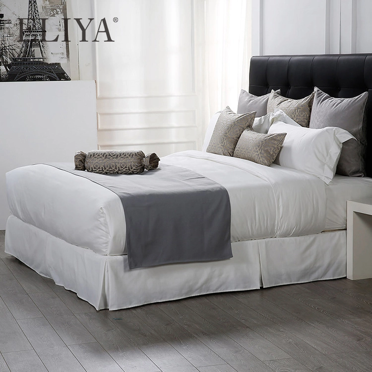 5 Star Hotel Luxury Bed Linen Custom Queen Size Bedroom Sheet Sets 1