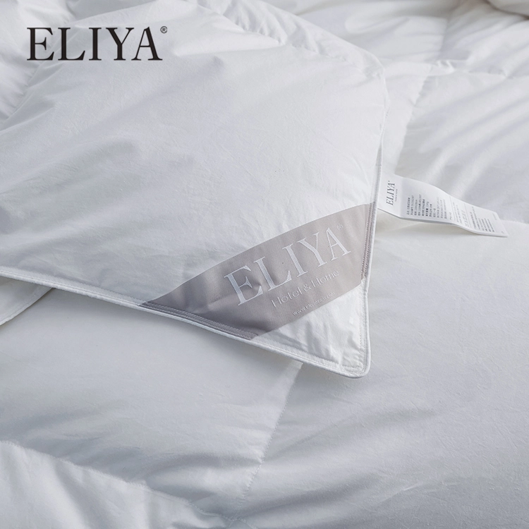 100% goose down duvet High Quality Fabric White Suite for Hotel 1