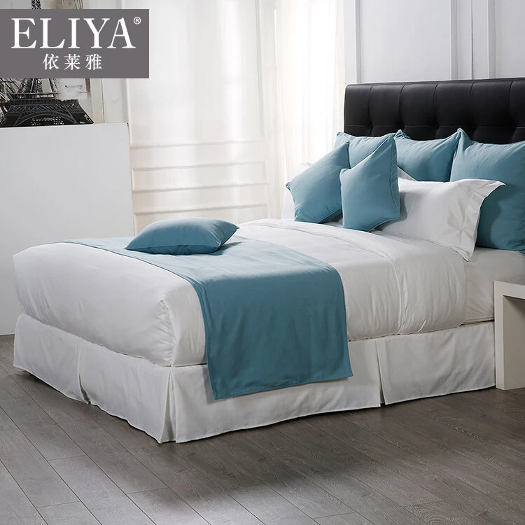 5star luxury hotel linen bed sheet ,200tc hotel bed sheet set 1