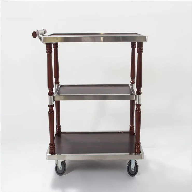 Hotel Serving Cart ,mini Bar Trolley Wine Serving Cart 1