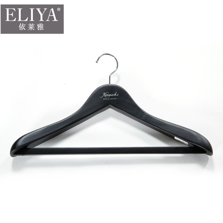 Black plastic hanger quality for hotel 7
