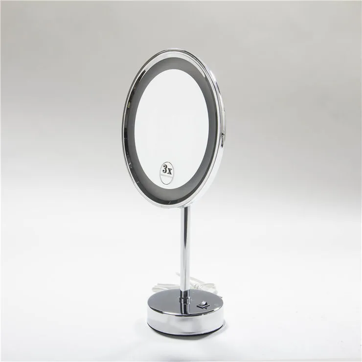 Hotel Makeup Mirror With Light LED USB Stand 1