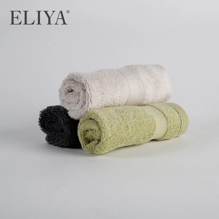 Jacquard Border 70X140 650Gsm White Terry Towels For Five Star Hotel 1