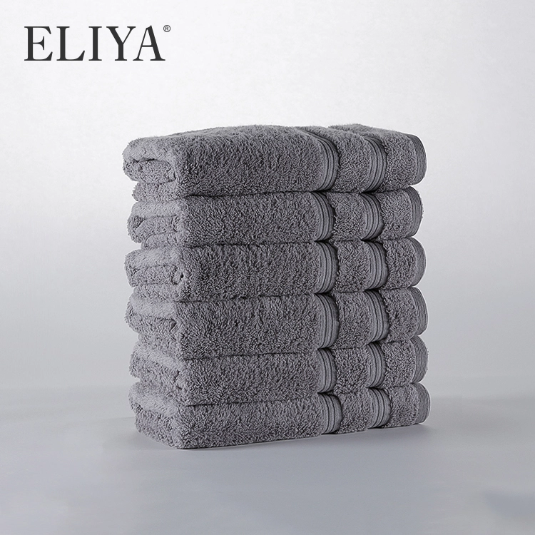 Factory Wholesale Custom Size Solid Color Terry Cotton Bath Towel 1
