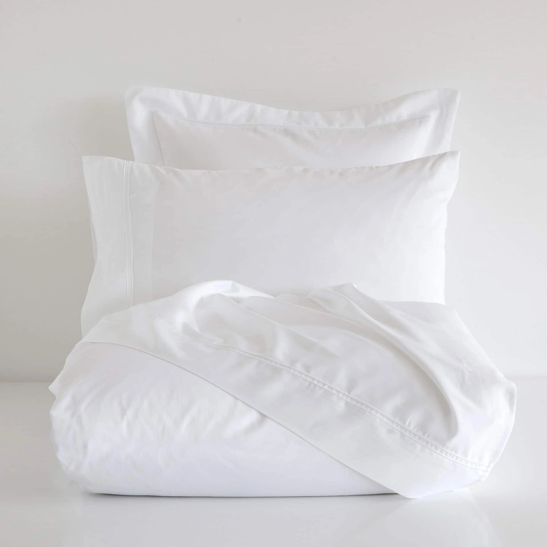 Wholesale Hotel 100 Cotton Luxuriously Queen Bed Sheet Luxury King Size White Comfoter Sets With Duvet Cover Bedding Set 1