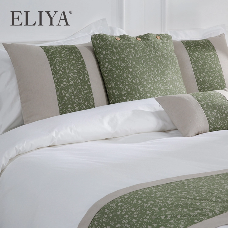 1000 Thread Count Bedding Sets Queen Size Quilted Sheet Bed For Hotel 1