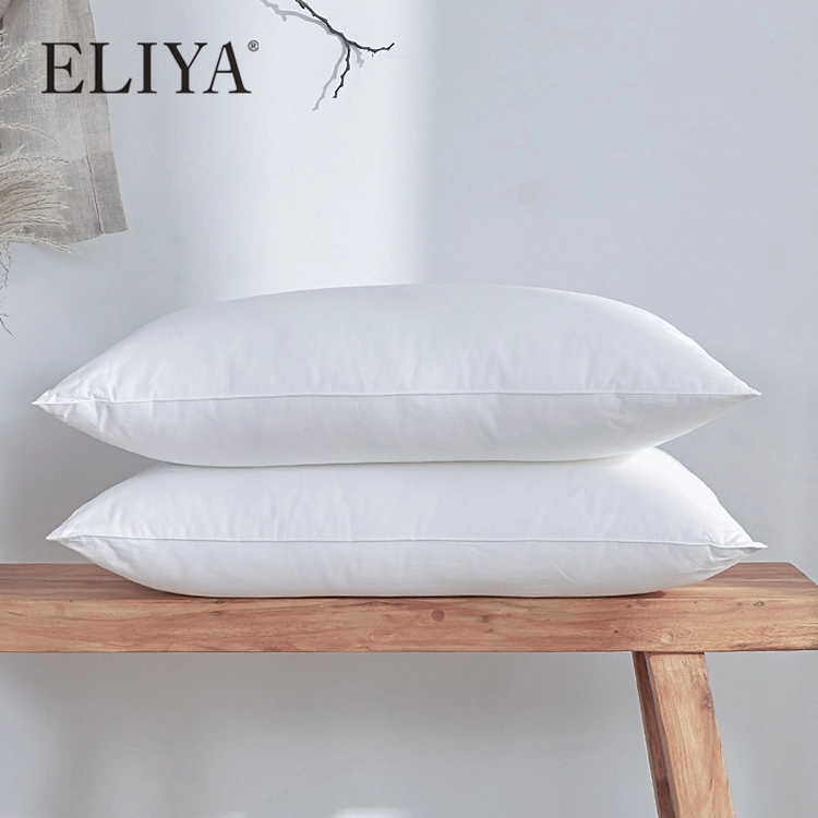 Eliya Premium White Bamboo Pillows For Sleeping Hotel Comfort 1