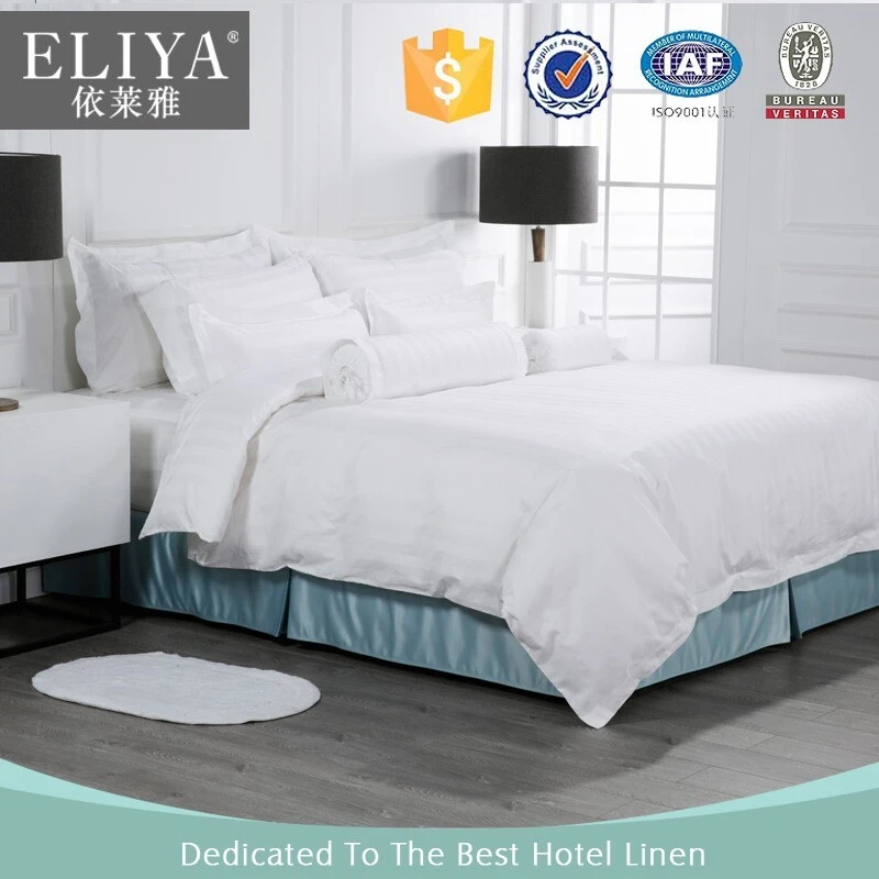 Colchas de calidad de hotel ELIYA, juegos de edredón de cama, hotel de lujo blanco 1