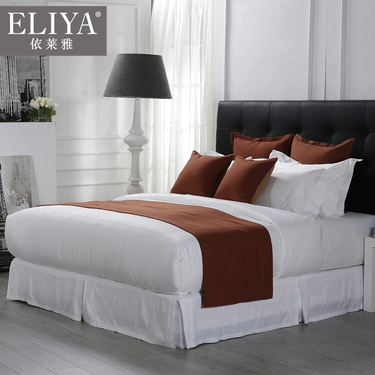 Tope rated 5 star decorative bed runner hotel linen suppliers for hotel,linen bed sheets 100% microfiber hotel new york 1