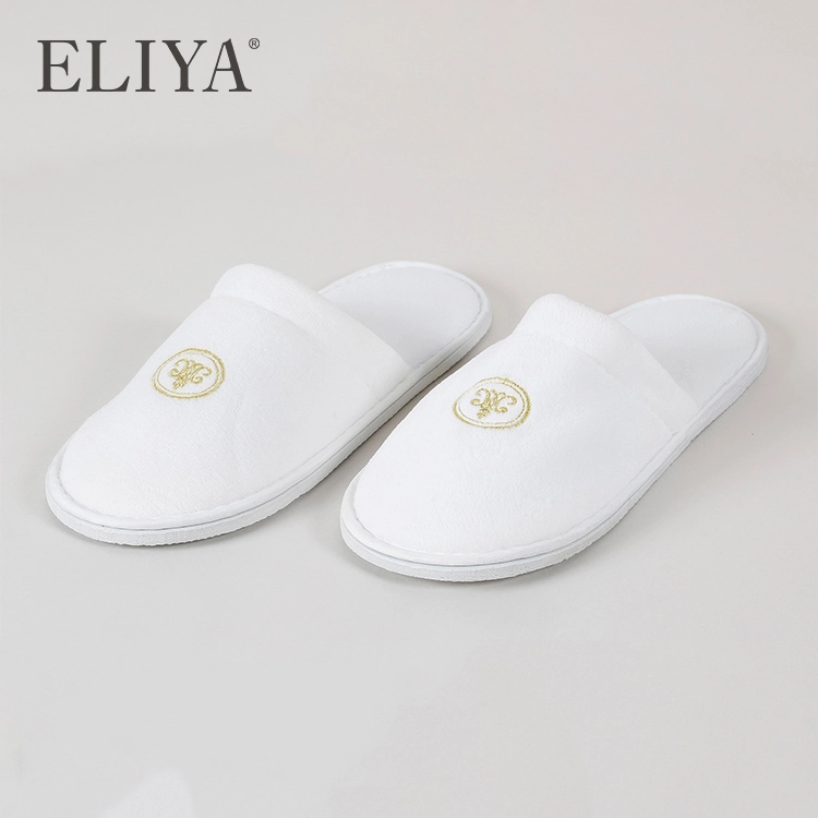 Wholesale Designer Slipper Hotel White Slipper Disposable Slipper for Ladies 1