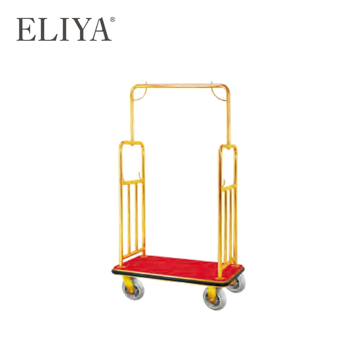 Aluminium Hotel Room Service Cart Lobby Luggage Trolley 1