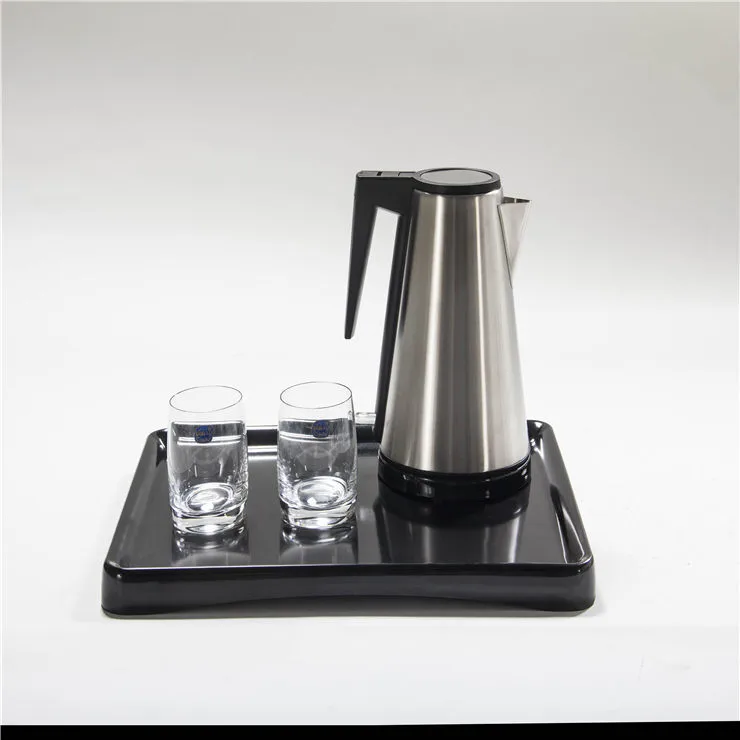 Electric hotel kettle tea tray set1 1