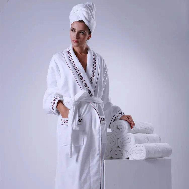ELIYA Brand Knitted Guangdong Eliya-HBR02 Ritz Carlton Bathrobes Sale 4