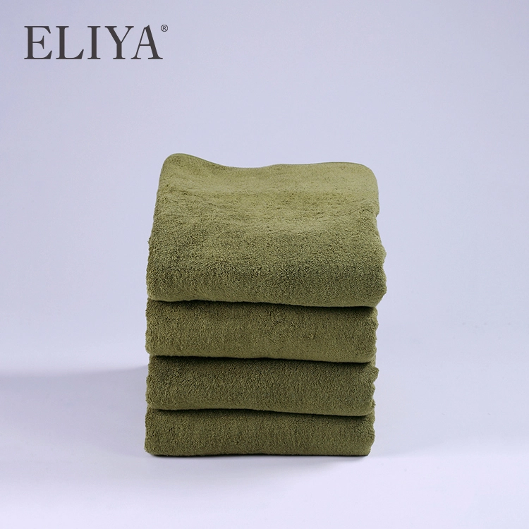 Custom Logo Hotel Towel Fast Drying Yarn Dyed Cotton Bath Mat Non Slip 1