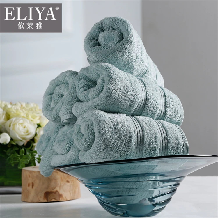 Caro Home New Hotel Vendome Towel Tris, Egypt Cotton Bath Towel Hotel 1