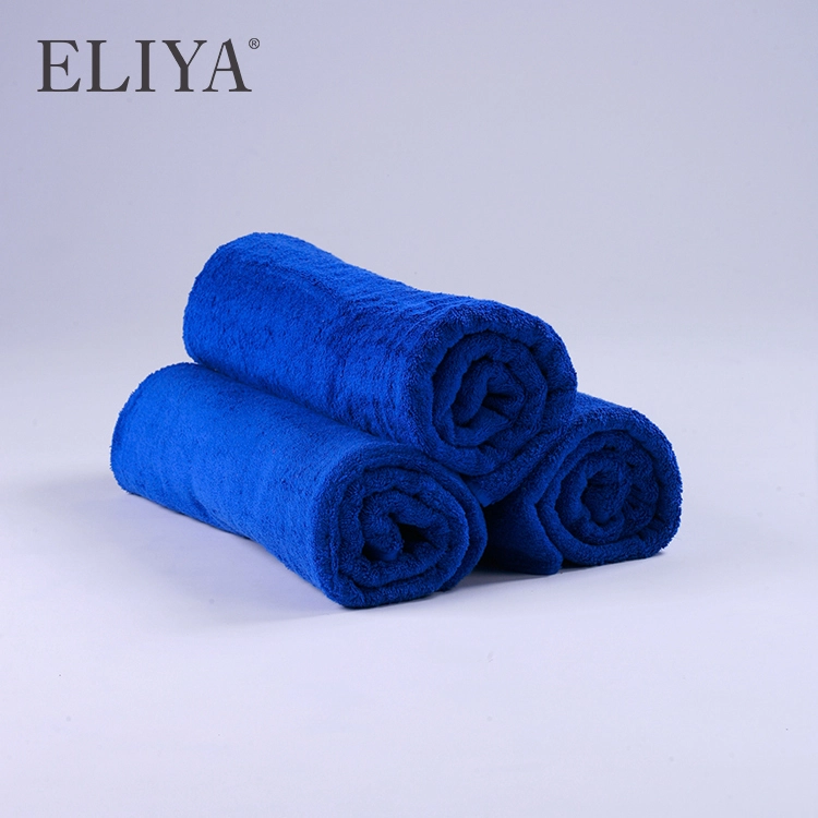 Super Soft 100%  Pure Cotton 5 Star Hotel Plain White Large Bath Towels 1