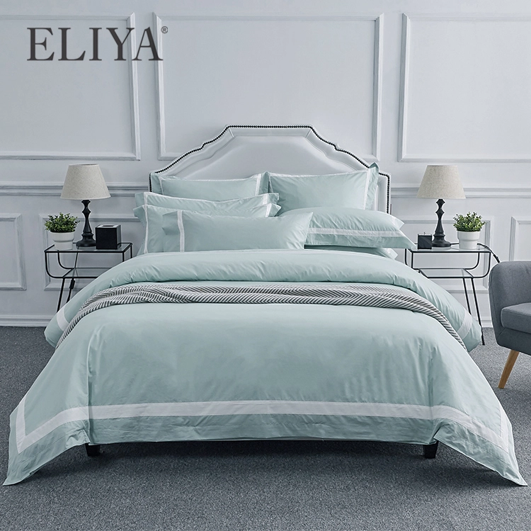 Customized Luxury Cotton Bed linen 100% Cotton Bed Sheet Bedding Set 1