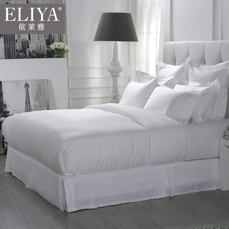 ELIYA mayorista 100% algodón de lujo hotel tamaño king juego de sábanas de Dubai 1