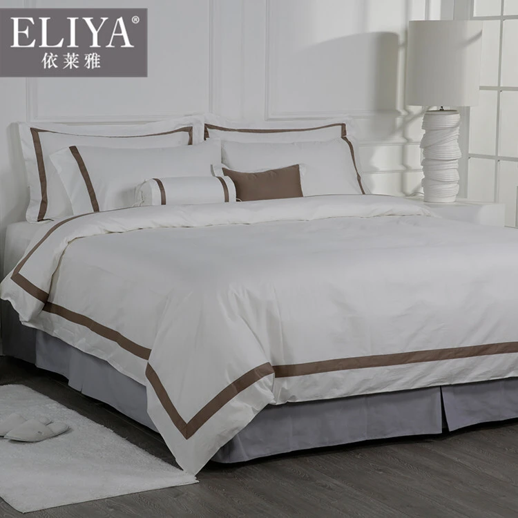 Spirit Cotton Hotel Bed Linen With Duvet Cover Sets/Bedding Set 1
